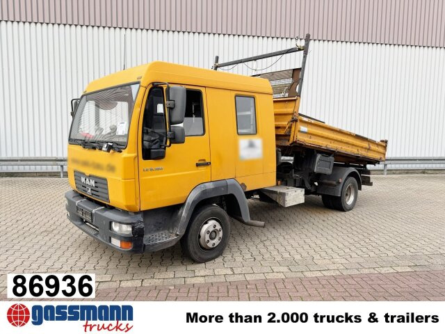 MAN LE 8.180 4X2 BB Doka, 2x AHK - Kipper: das Bild 1 MAN LE 8.180 4X2 BB Doka, 2x AHK - Kipper: das Bild 1