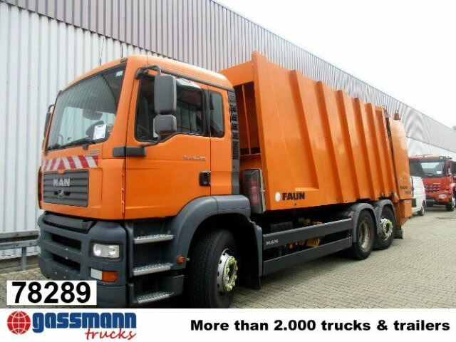 MAN TGA 26.350/400 6x2-2BL FAUN POWER PRESS 524, - Müllwagen: das Bild 1 MAN TGA 26.350/400 6x2-2BL FAUN POWER PRESS 524, - Müllwagen: das Bild 1