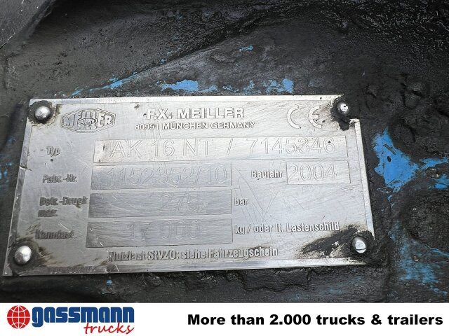 Absetzkipper MAN TGA 26.410 6X2/4 BL, Vorlauf Lenk-Liftachse,: das Bild 12