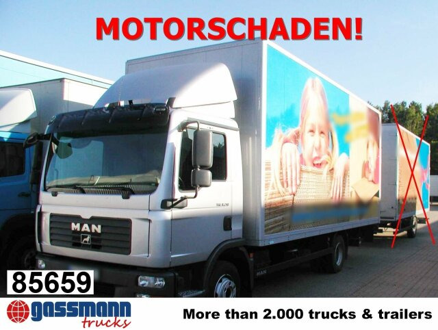 MAN TGL 8.210 4X2 BL mit LBW MBB, MOTORSCHADEN! - Koffer LKW: das Bild 1 MAN TGL 8.210 4X2 BL mit LBW MBB, MOTORSCHADEN! - Koffer LKW: das Bild 1