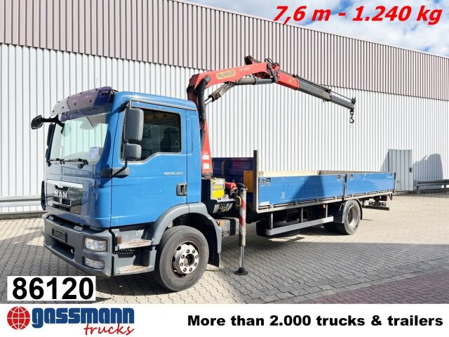 MAN TGM 15.250/340 4X2 BL mit Kran Palfinger PK - Pritsche LKW, Autokran: das Bild 1 MAN TGM 15.250/340 4X2 BL mit Kran Palfinger PK - Pritsche LKW, Autokran: das Bild 1