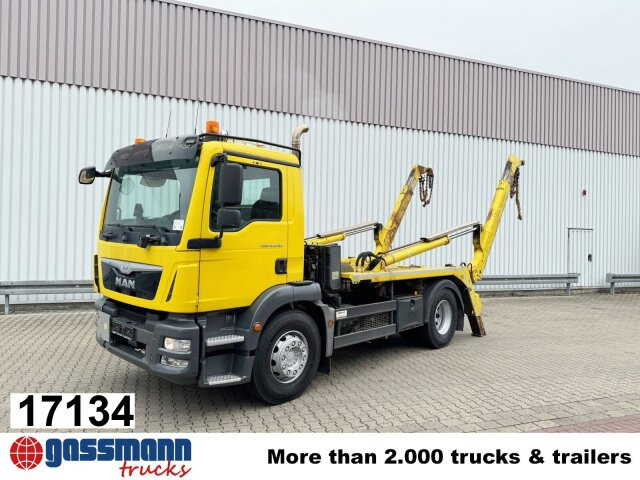 MAN TGM 18.290 4x2 BL, Meiller Teleabsetzkipper, - Absetzkipper: das Bild 1 MAN TGM 18.290 4x2 BL, Meiller Teleabsetzkipper, - Absetzkipper: das Bild 1