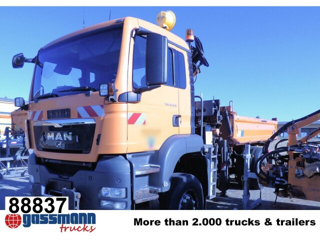 MAN TGS 18.320 4x4 BB, Winterdienstausstattung, Kran - Kipper, Autokran: das Bild 1 MAN TGS 18.320 4x4 BB, Winterdienstausstattung, Kran - Kipper, Autokran: das Bild 1