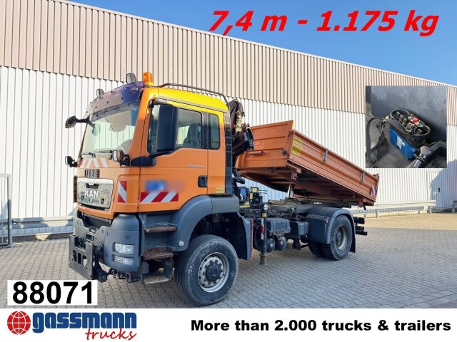 MAN TGS 18.320 4x4 BL, Wechselsystem, - Kipper, Autokran: das Bild 1 MAN TGS 18.320 4x4 BL, Wechselsystem, - Kipper, Autokran: das Bild 1