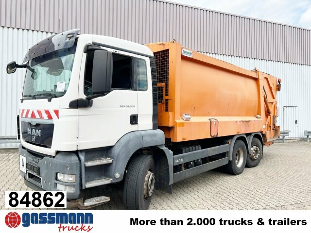 MAN TGS 26.320/400 6x2-4 BL, Lift-/Lenkachse, Heil - Müllwagen: das Bild 1 MAN TGS 26.320/400 6x2-4 BL, Lift-/Lenkachse, Heil - Müllwagen: das Bild 1