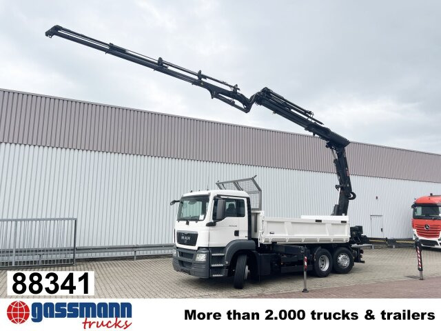 MAN TGS 26.360 6x2-4 BL, 2-Seiten-Kipper, Heckkran - Kipper, Autokran: das Bild 1 MAN TGS 26.360 6x2-4 BL, 2-Seiten-Kipper, Heckkran - Kipper, Autokran: das Bild 1