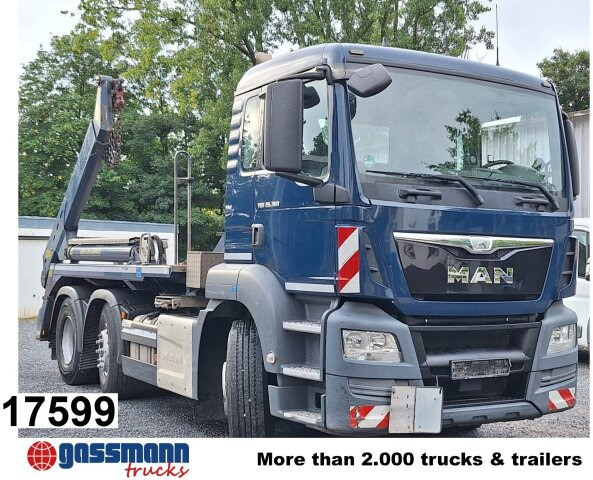 MAN TGS 26.360 BLS/6x2/4, Lenk-Liftachse, Meiller AK - Absetzkipper: das Bild 1 MAN TGS 26.360 BLS/6x2/4, Lenk-Liftachse, Meiller AK - Absetzkipper: das Bild 1