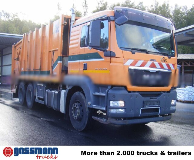 MAN TGS 26.400 6X4 BL, Haller x2c - Müllwagen: das Bild 2 MAN TGS 26.400 6X4 BL, Haller x2c - Müllwagen: das Bild 2
