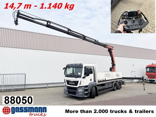 MAN TGS 26.400 6x2-4 LL, Navi, Lenk-/Liftachse, - Pritsche LKW, Autokran: das Bild 1 MAN TGS 26.400 6x2-4 LL, Navi, Lenk-/Liftachse, - Pritsche LKW, Autokran: das Bild 1