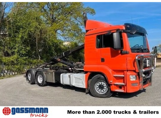 MAN TGS 26.480 6x2-4 BL, Intarder, Lenk-/Liftachse, - Abrollkipper: das Bild 2 MAN TGS 26.480 6x2-4 BL, Intarder, Lenk-/Liftachse, - Abrollkipper: das Bild 2