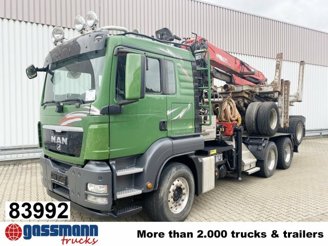 MAN TGS 26.480 6x4 BB, Intarder, Kran Epsilon - Holztransporter, Autokran: das Bild 1 MAN TGS 26.480 6x4 BB, Intarder, Kran Epsilon - Holztransporter, Autokran: das Bild 1