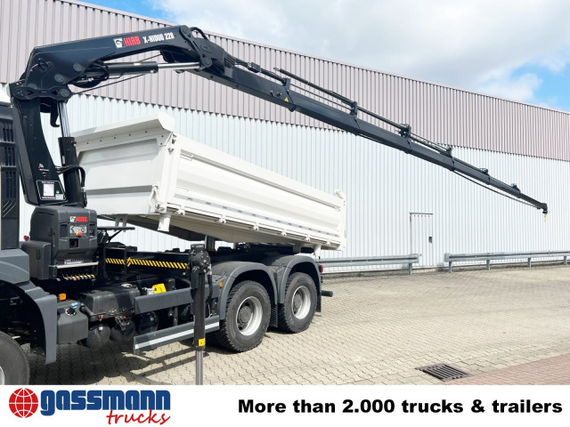 MAN TGS 33.430 6x6 BB CH mit Kran Hiab X-HiDuo 228 - Kipper, Autokran: das Bild 2 MAN TGS 33.430 6x6 BB CH mit Kran Hiab X-HiDuo 228 - Kipper, Autokran: das Bild 2