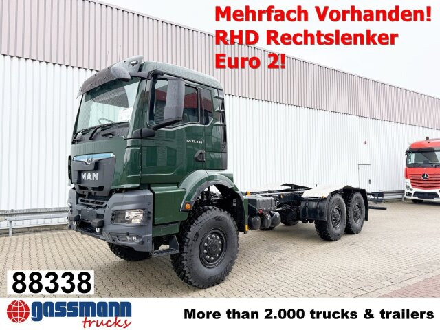 MAN TGS 33.440 6x6 BB CH RHD, Euro2, Rechtslenker, - Fahrgestell LKW: das Bild 1 MAN TGS 33.440 6x6 BB CH RHD, Euro2, Rechtslenker, - Fahrgestell LKW: das Bild 1