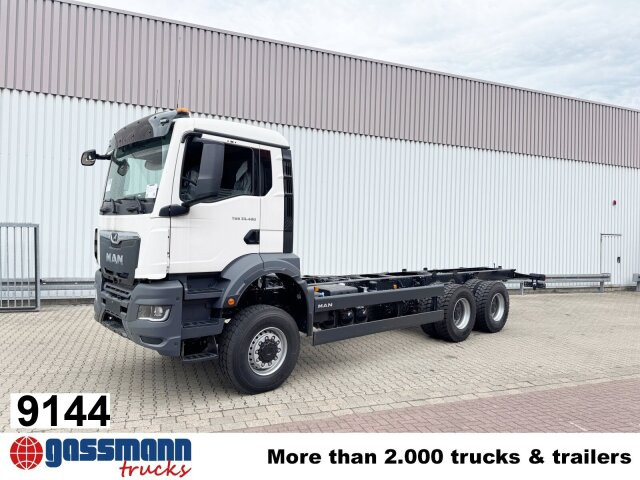 MAN TGS 33.480 6x6 BB CH, Hohe Bauart, Nebenantrieb - Fahrgestell LKW: das Bild 1 MAN TGS 33.480 6x6 BB CH, Hohe Bauart, Nebenantrieb - Fahrgestell LKW: das Bild 1