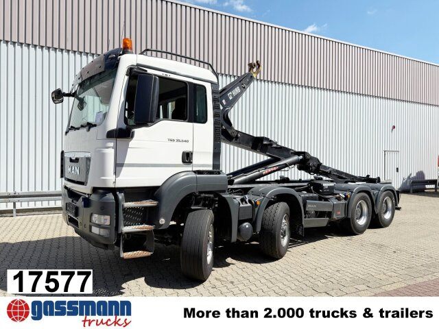 MAN TGS 35.540 8x6H BL, HydroDrive, PriTrader, Hiab - Abrollkipper: das Bild 1 MAN TGS 35.540 8x6H BL, HydroDrive, PriTrader, Hiab - Abrollkipper: das Bild 1