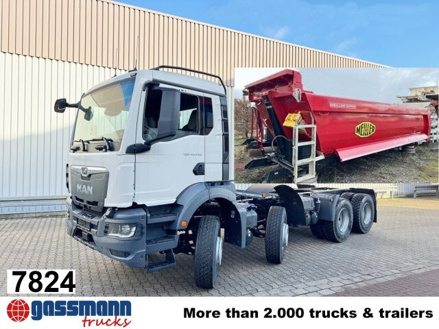 MAN TGS 41.440/480 8x4 BB, 5x VORHANDEN, Meiller - Muldenkipper/ Dumper: das Bild 1 MAN TGS 41.440/480 8x4 BB, 5x VORHANDEN, Meiller - Muldenkipper/ Dumper: das Bild 1