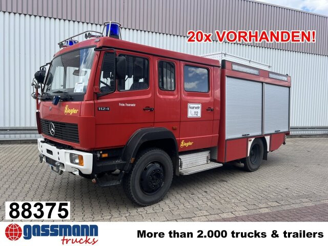 Mercedes-Benz 1124 AF 4x4 Doka, TLF 16/25, 2800l - Krankenwagen: das Bild 1 Mercedes-Benz 1124 AF 4x4 Doka, TLF 16/25, 2800l - Krankenwagen: das Bild 1