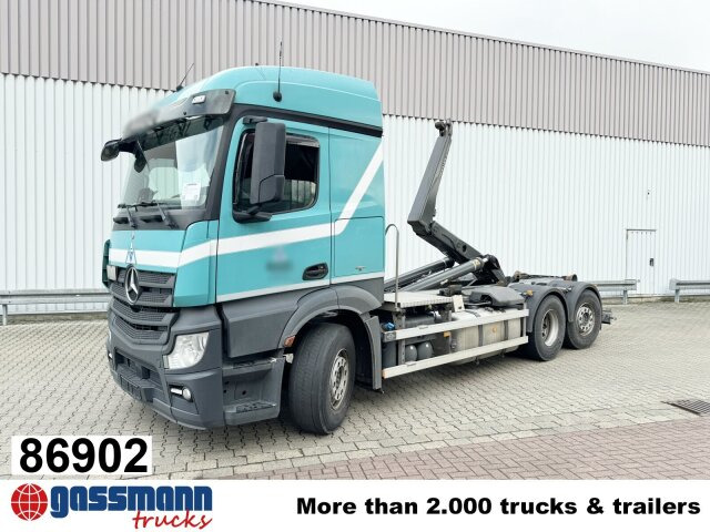Mercedes-Benz Actros 2545 L 6x2/46, Retarder, Lenk-/Liftachse, - Abrollkipper: das Bild 1 Mercedes-Benz Actros 2545 L 6x2/46, Retarder, Lenk-/Liftachse, - Abrollkipper: das Bild 1