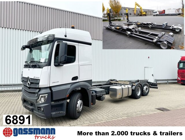 Mercedes-Benz Actros 2545 L 6x2, Lenk-/Liftachse, StreamSpace, - Abrollkipper: das Bild 1 Mercedes-Benz Actros 2545 L 6x2, Lenk-/Liftachse, StreamSpace, - Abrollkipper: das Bild 1