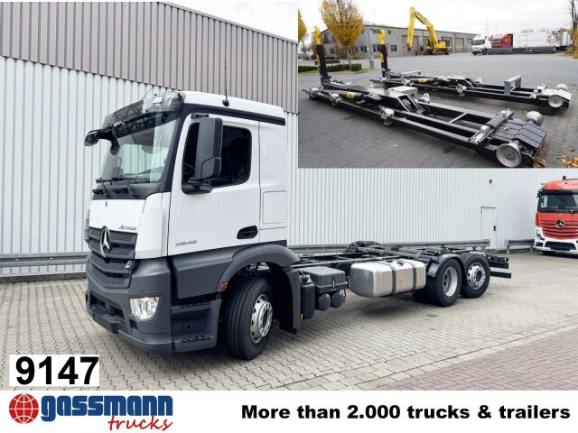 Mercedes-Benz Actros 2548 L 6x2, Retarder, Lenk-/Liftachse - Abrollkipper: das Bild 1 Mercedes-Benz Actros 2548 L 6x2, Retarder, Lenk-/Liftachse - Abrollkipper: das Bild 1