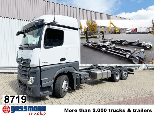 Mercedes-Benz Actros 2548 L 6x2, Retarder, Lenk-/Liftachse, - Abrollkipper: das Bild 1 Mercedes-Benz Actros 2548 L 6x2, Retarder, Lenk-/Liftachse, - Abrollkipper: das Bild 1
