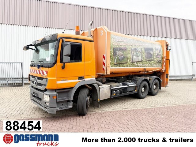 Mercedes-Benz Actros 2641/48 L 6x4, Seilabroller, Haller - Müllwagen: das Bild 1 Mercedes-Benz Actros 2641/48 L 6x4, Seilabroller, Haller - Müllwagen: das Bild 1