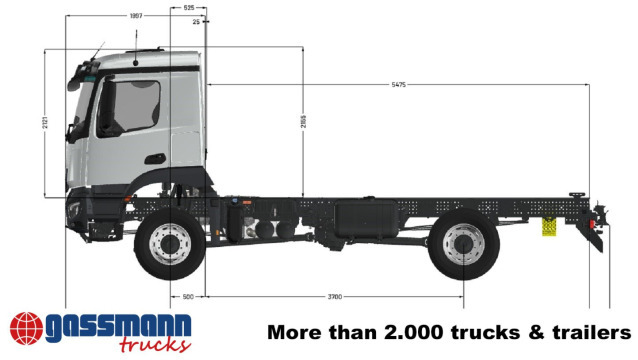 Mercedes-Benz Arocs 1830/40 A 4x4, mehrfach vorhanden! - Fahrgestell LKW: das Bild 2 Mercedes-Benz Arocs 1830/40 A 4x4, mehrfach vorhanden! - Fahrgestell LKW: das Bild 2