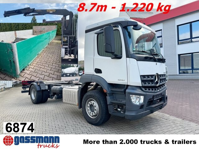 Mercedes-Benz Arocs 1840 L 4x2, Kran Palfinger PK12001L, - Pritsche LKW, Autokran: das Bild 1 Mercedes-Benz Arocs 1840 L 4x2, Kran Palfinger PK12001L, - Pritsche LKW, Autokran: das Bild 1