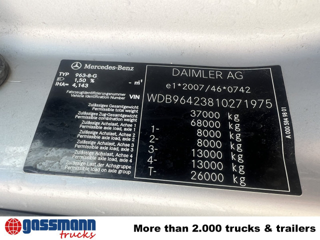 Mercedes-Benz Arocs 3251 LK 8x4/4, Retarder, Stahlmulde ca. - Muldenkipper/ Dumper: das Bild 3 Mercedes-Benz Arocs 3251 LK 8x4/4, Retarder, Stahlmulde ca. - Muldenkipper/ Dumper: das Bild 3