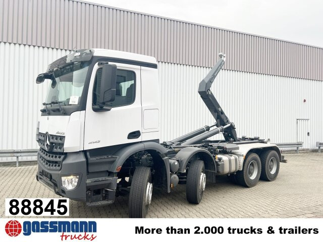 Mercedes-Benz Arocs 4142/48 8x4/4, Grounder, Meiller RS26 - Abrollkipper: das Bild 1 Mercedes-Benz Arocs 4142/48 8x4/4, Grounder, Meiller RS26 - Abrollkipper: das Bild 1