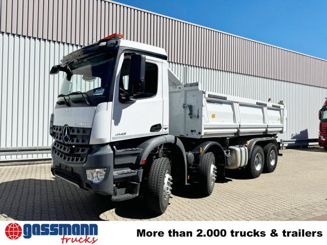 Mercedes-Benz Arocs 4142 K 8x4/4, Meiller Bordmatik links - Kipper: das Bild 2 Mercedes-Benz Arocs 4142 K 8x4/4, Meiller Bordmatik links - Kipper: das Bild 2