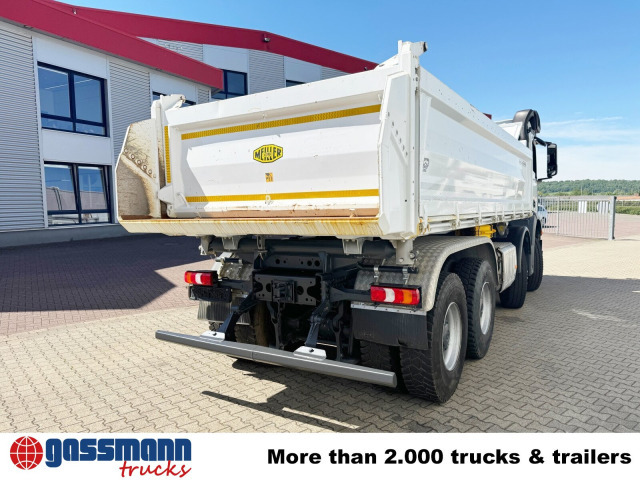Mercedes-Benz Arocs 4142 K 8x4/4, Meiller Bordmatik links - Kipper: das Bild 4 Mercedes-Benz Arocs 4142 K 8x4/4, Meiller Bordmatik links - Kipper: das Bild 4