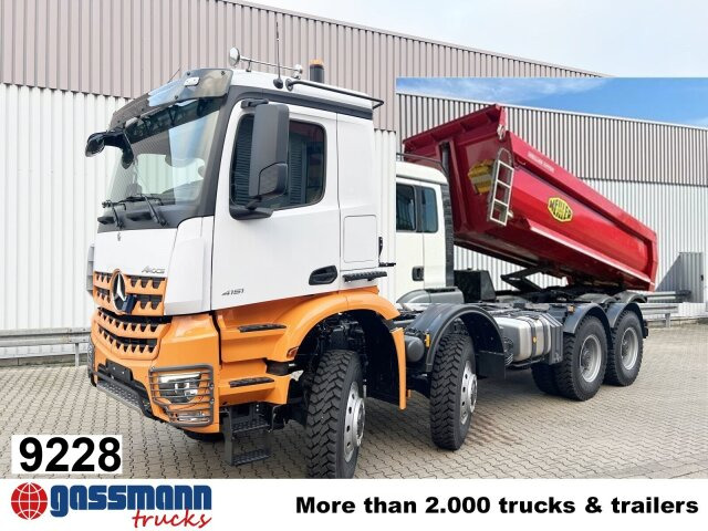Mercedes-Benz Arocs 4151 AK 8x8/4, Grounder, Meiller - Muldenkipper/ Dumper: das Bild 1 Mercedes-Benz Arocs 4151 AK 8x8/4, Grounder, Meiller - Muldenkipper/ Dumper: das Bild 1