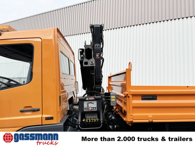 Mercedes-Benz Atego 815 K 4x2 mit Kran Hiab 055 B-1 CL - Kipper, Autokran: das Bild 2 Mercedes-Benz Atego 815 K 4x2 mit Kran Hiab 055 B-1 CL - Kipper, Autokran: das Bild 2