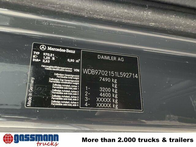 Mercedes-Benz Atego 816 L 4x2 mit LBW, 4x Vorhanden! - Koffer LKW: das Bild 2 Mercedes-Benz Atego 816 L 4x2 mit LBW, 4x Vorhanden! - Koffer LKW: das Bild 2