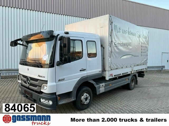 Mercedes-Benz Atego 822 4x2, Doka mit Kombisitzbank - Pritsche LKW: das Bild 1 Mercedes-Benz Atego 822 4x2, Doka mit Kombisitzbank - Pritsche LKW: das Bild 1