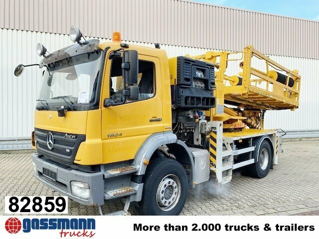 Mercedes-Benz Axor 1824 K 4x2, AMV Hubsteiger + Kompressor, - LKW mit Arbeitsbühne: das Bild 1 Mercedes-Benz Axor 1824 K 4x2, AMV Hubsteiger + Kompressor, - LKW mit Arbeitsbühne: das Bild 1