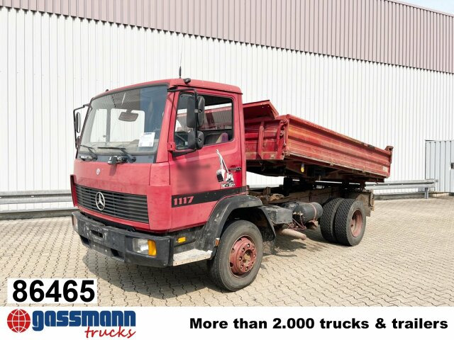 Mercedes-Benz LK 1117 K 4x2, 6-Zylinder Motor, 2x AHK - Kipper: das Bild 1 Mercedes-Benz LK 1117 K 4x2, 6-Zylinder Motor, 2x AHK - Kipper: das Bild 1