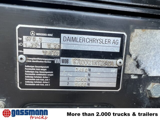 Mercedes-Benz Vario 816 D 4x2 Doka, 2x AHK, Meiller Kipper - Kipper: das Bild 5 Mercedes-Benz Vario 816 D 4x2 Doka, 2x AHK, Meiller Kipper - Kipper: das Bild 5