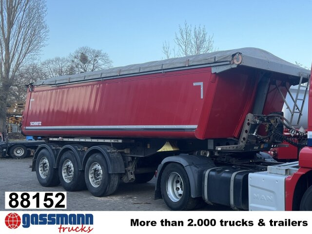 Schmitz Cargobull SKI 24 SL 7.2, Alumulde ca. 24m³, Liftachse, - Kipper Auflieger: das Bild 1 Schmitz Cargobull SKI 24 SL 7.2, Alumulde ca. 24m³, Liftachse, - Kipper Auflieger: das Bild 1