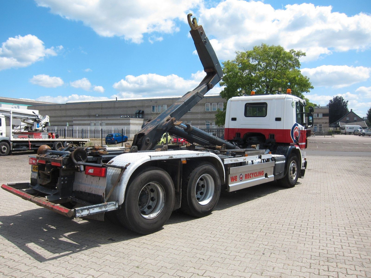 Scania P410 CB6X2 HSA Hyva 22T Haken E6 Liftachse - Abrollkipper: das Bild 3 Scania P410 CB6X2 HSA Hyva 22T Haken E6 Liftachse - Abrollkipper: das Bild 3