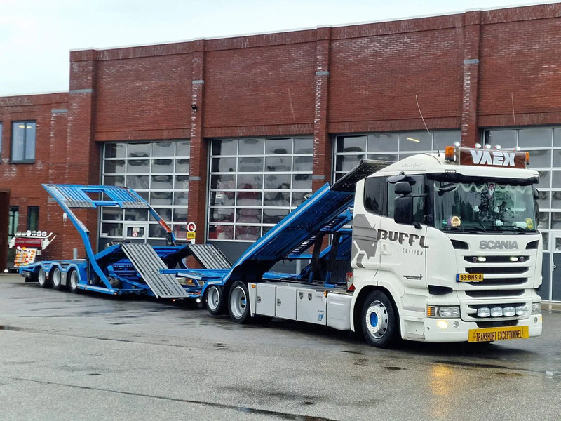 Scania R450 6x2 Trucktransporter GS Meppel + Trailer 2008 - Perfect condition - Retarder - Autotransporter LKW: das Bild 1 Scania R450 6x2 Trucktransporter GS Meppel + Trailer 2008 - Perfect condition - Retarder - Autotransporter LKW: das Bild 1