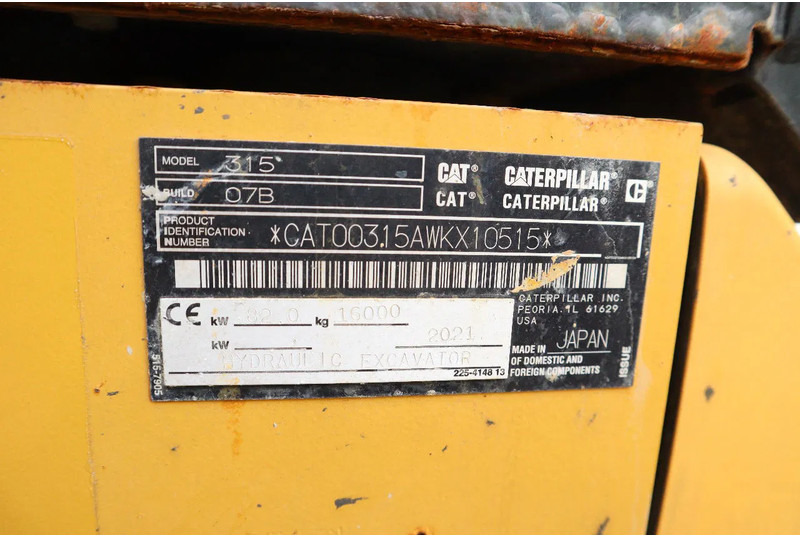 Kettenbagger Caterpillar 315 07B | ROTOTILT | BUCKET | DOZERBLADE: das Bild 20