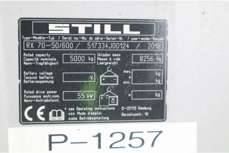 Still RX 70-50 /600 | TRIPLEX | FORK EXT. | SIDESHIFT – Leasing Still RX 70-50 /600 | TRIPLEX | FORK EXT. | SIDESHIFT: das Bild 18
