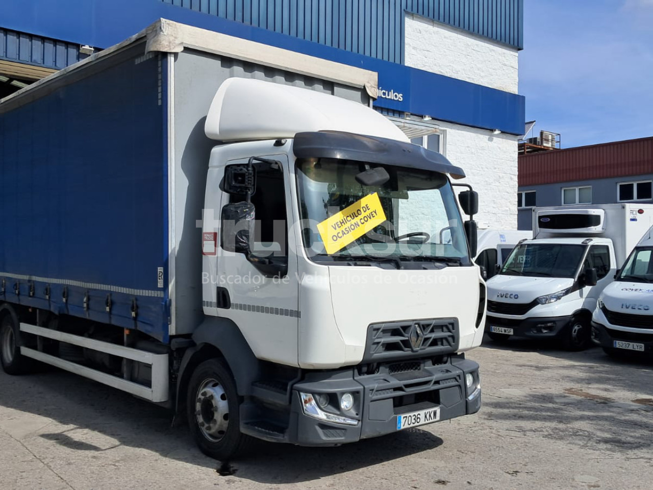 RENAULT D 12.210 SEMITAULINER - Plane LKW: das Bild 1 RENAULT D 12.210 SEMITAULINER - Plane LKW: das Bild 1