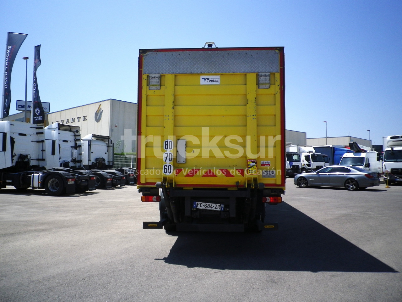 Koffer LKW RENAULT D380.26  6X2*4 ejes 6x2*4: das Bild 6
