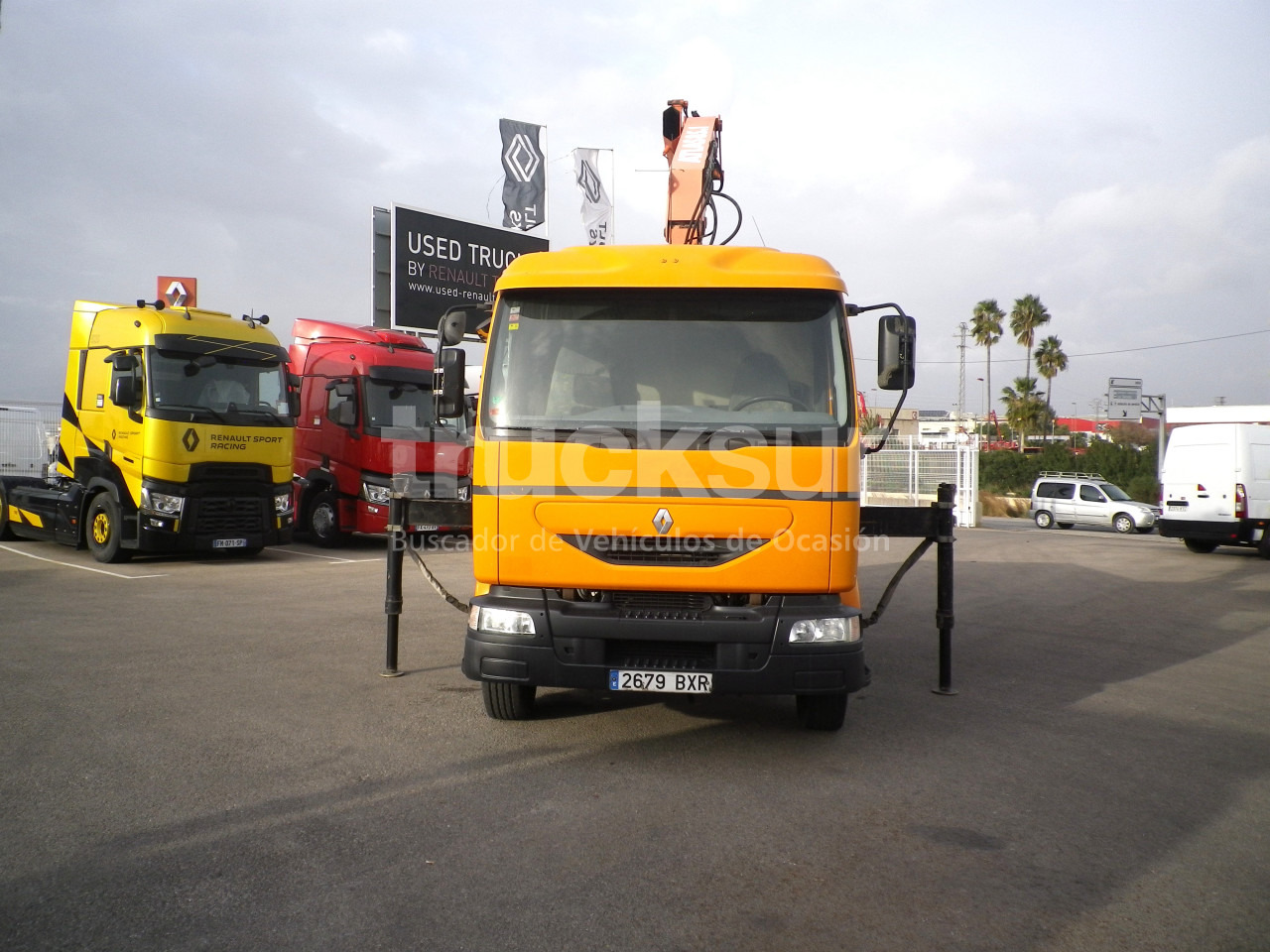 RENAULT MIDLUM 220.14C GRUA - Pritsche LKW, Autokran: das Bild 5 RENAULT MIDLUM 220.14C GRUA - Pritsche LKW, Autokran: das Bild 5