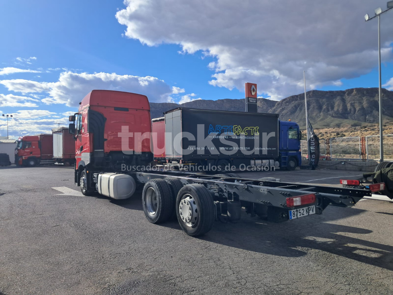 RENAULT T480 HIGH SLEEPER CAB 6X2*4 ejes 6x2*4 - Fahrgestell LKW: das Bild 4 RENAULT T480 HIGH SLEEPER CAB 6X2*4 ejes 6x2*4 - Fahrgestell LKW: das Bild 4