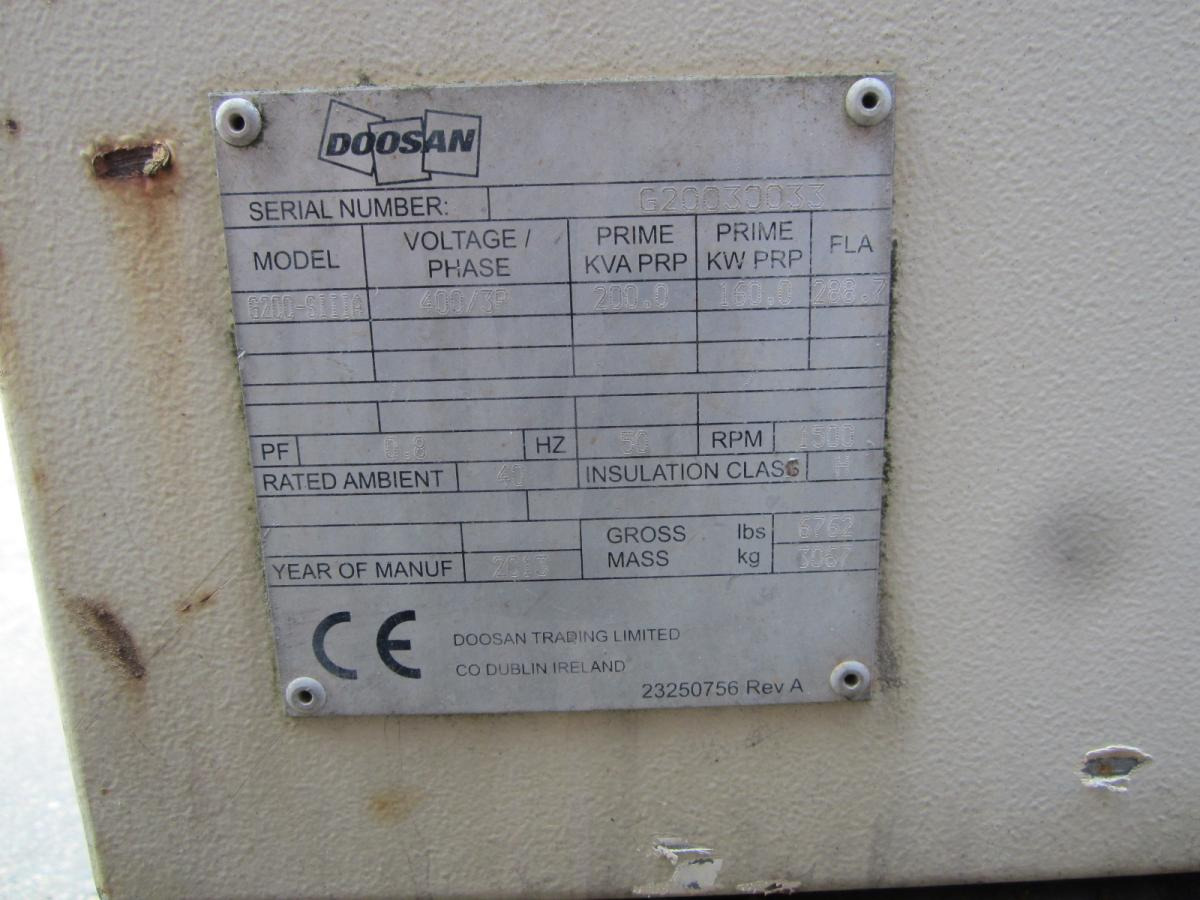 Doosan G200 - Stromgenerator: das Bild 4 Doosan G200 - Stromgenerator: das Bild 4