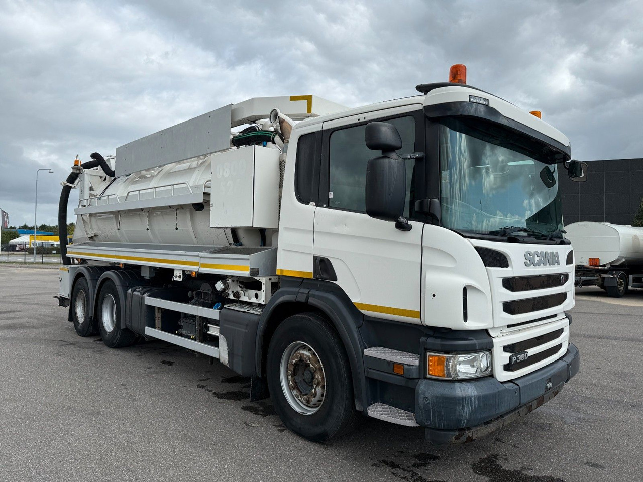 Scania P360 Euro 6 6x4 RHD Hvidtved Larsen FlexLine 312 - Saug-/ Spülfahrzeug: das Bild 1 Scania P360 Euro 6 6x4 RHD Hvidtved Larsen FlexLine 312 - Saug-/ Spülfahrzeug: das Bild 1